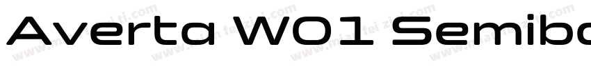 Averta W01 Semibold字体转换